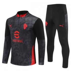 AC Milan Training Huppari 2025-26 Musta 1/4-Zip